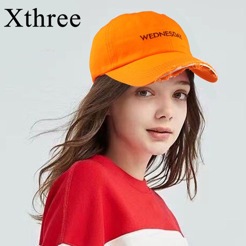 Xthree Zomer Vrouwen En Mannen Baseball Cap Zondag Tot Zaterdag Hoed Snapback Hoed Borduren Bone Cap Gorras Casual Casquette