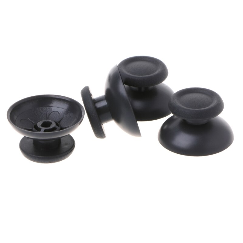 1 sett /10 stk plast svart analog thumbstick thumb stick erstatte for playstation 4 ps4 pro controller thumbstick cap