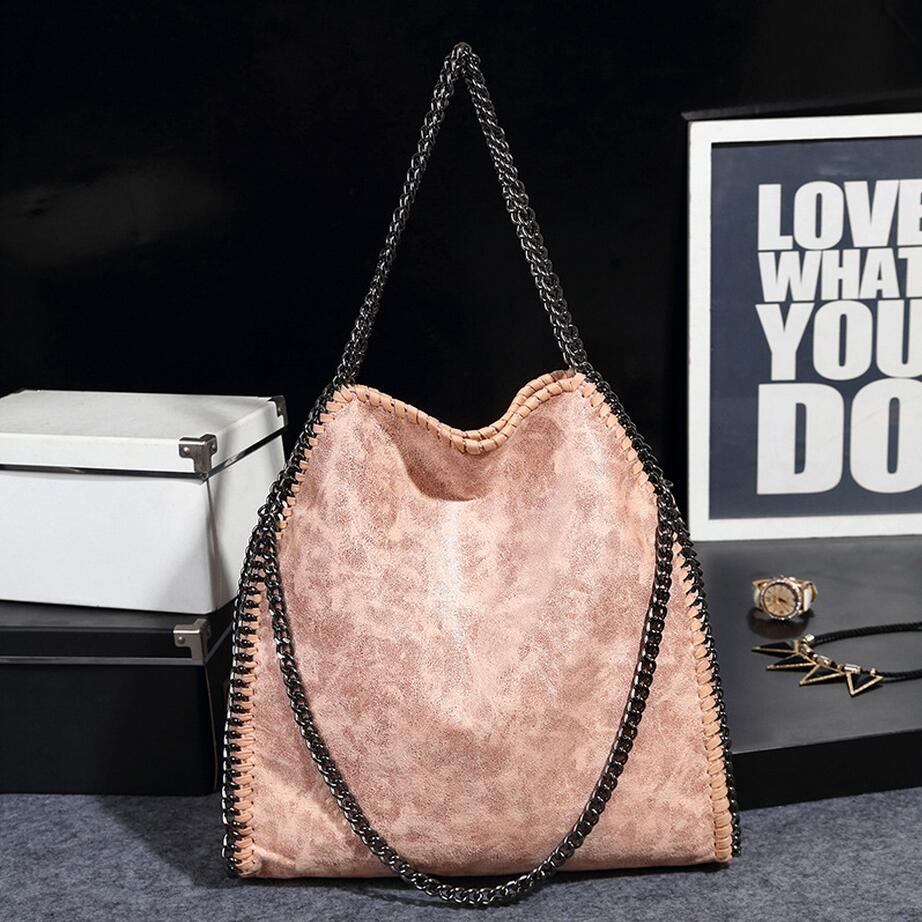 Luxe handtassen in eroupe-stijl, schoudertassen voor dames, grote capaciteit, tassen met kettingriem, opvouwbaar pu-leer, een belangrijke