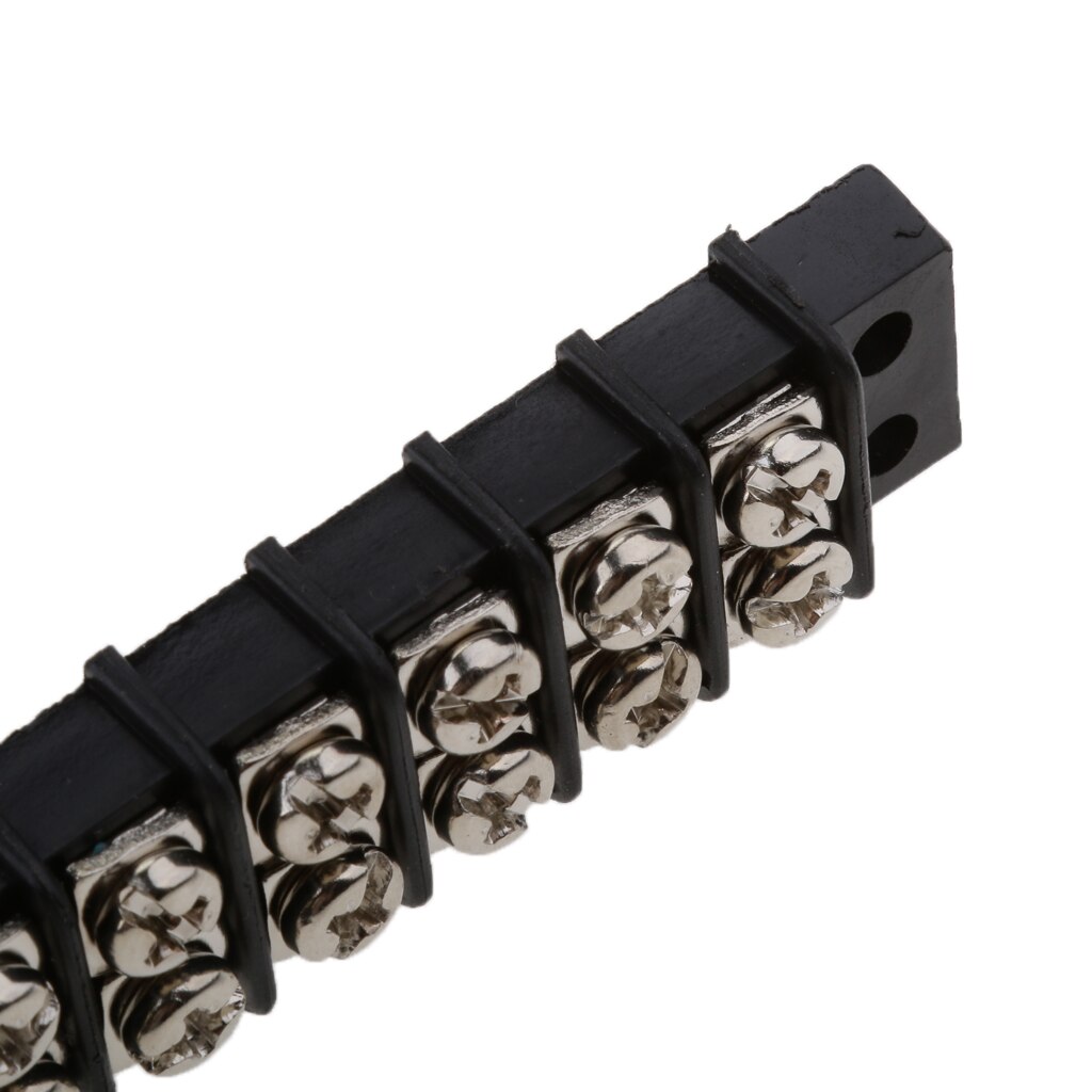 4 Pcs 8 Gang Circuit Terminal Block Bus Bar 12-Point Power Distribution Block 30A For Truck RV Trailer Caravan Yacht Boat Marine