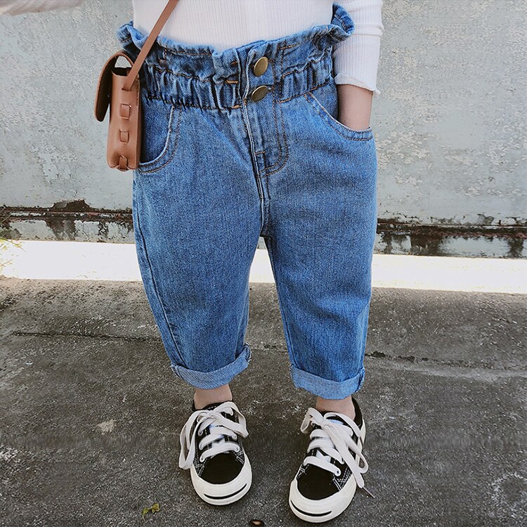Jenter jeans til låve høst vårbukser klær låve jeans jente bukser denim