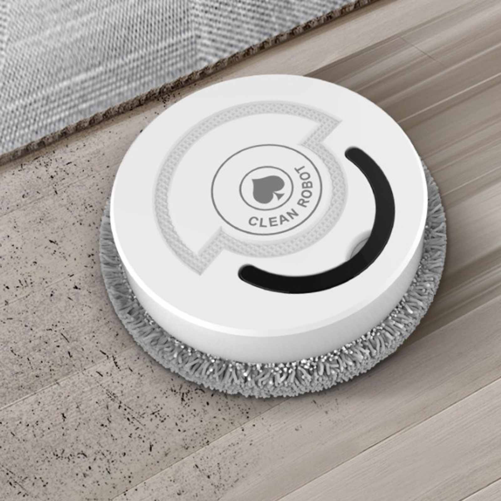 Slim Wet Dry Smart Robot Vacuum Cleaner 1200mAh Floor Sweeper Kitchen Hairs