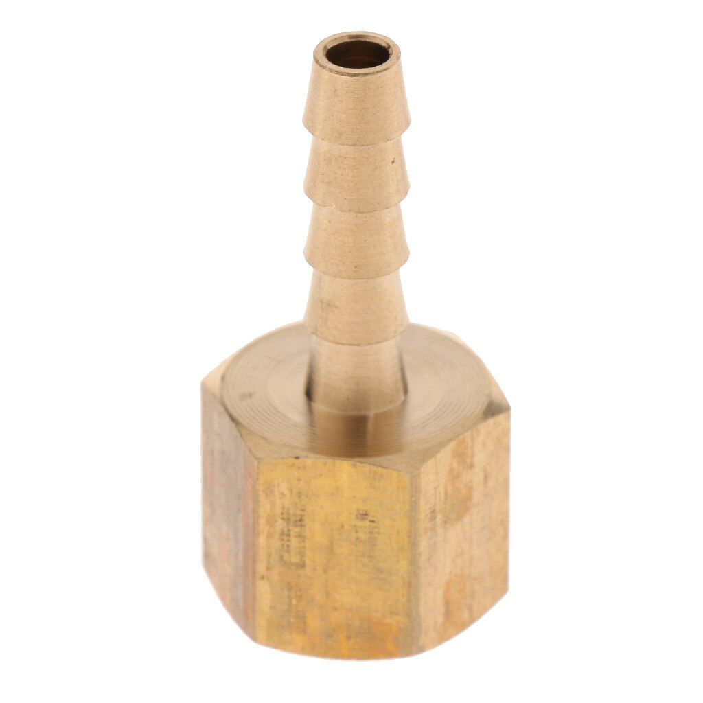 Brass Female Hose Fitting, Connector Coupler Adapter Barb 1/4 BSP 6mm