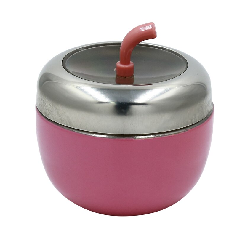 Spice Dozen Koken Gereedschap Kleurrijke Apple Shape Keuken Accessoires Roestvrij Staal Kruiden Doos Kruidkruik Opslag Containers: pink