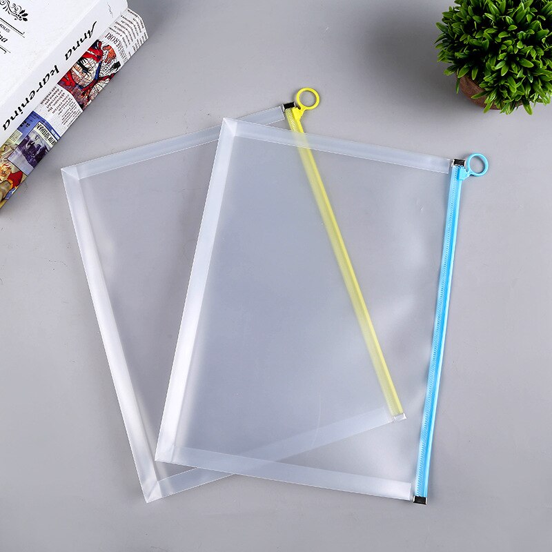 File Folder A4 Thick Waterproof Information Bag Desk Organizer Information Book File Bag Large Capacity File Organizer Folder