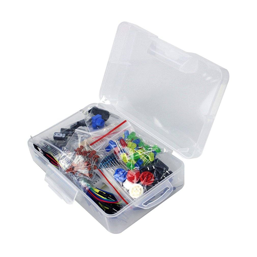 1 set 400 holes Starter Kit for Arduino Resistor / LED / Capacitor / Jumper Wires / Test Board Resistance Kit