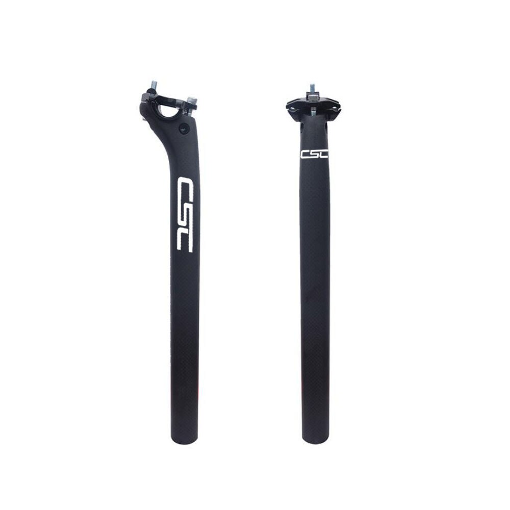 CSC carbon fiber seatpost bicycle seatpost mountain road bike seat post tube 3k finish 27.2/30.8/31.6*350/400 cycling parts