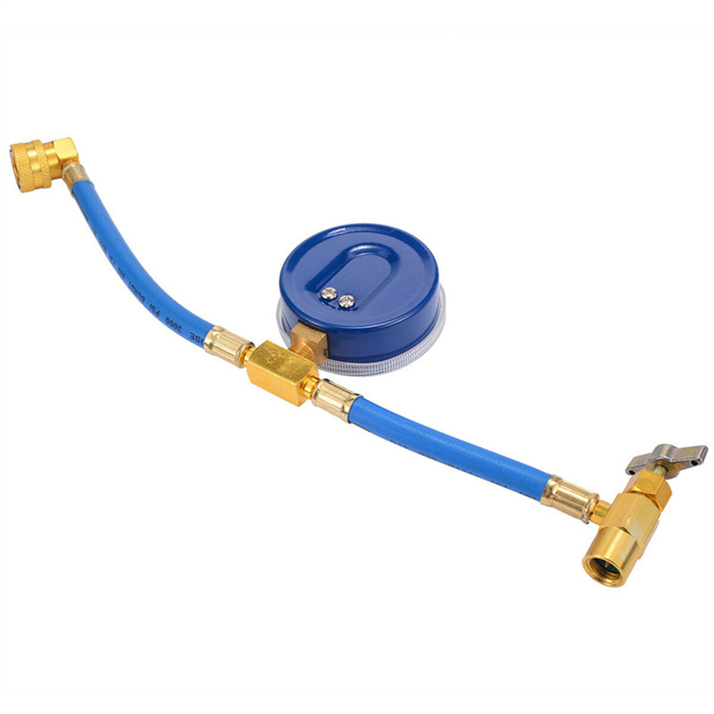 Adaptateur d'équipement de remplissage de fréon, manomètre de climatisation, vannes de réparation de climatiseur, recharge de climatiseur, ensemble r134a