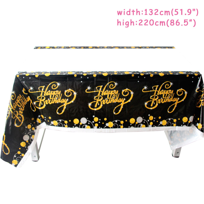 30th Birthday Party Supplies Black Gold Disposable Paper Plate Cup Banner Number 30 Balloons for Men Woman 30 Birthday Party: light yellow