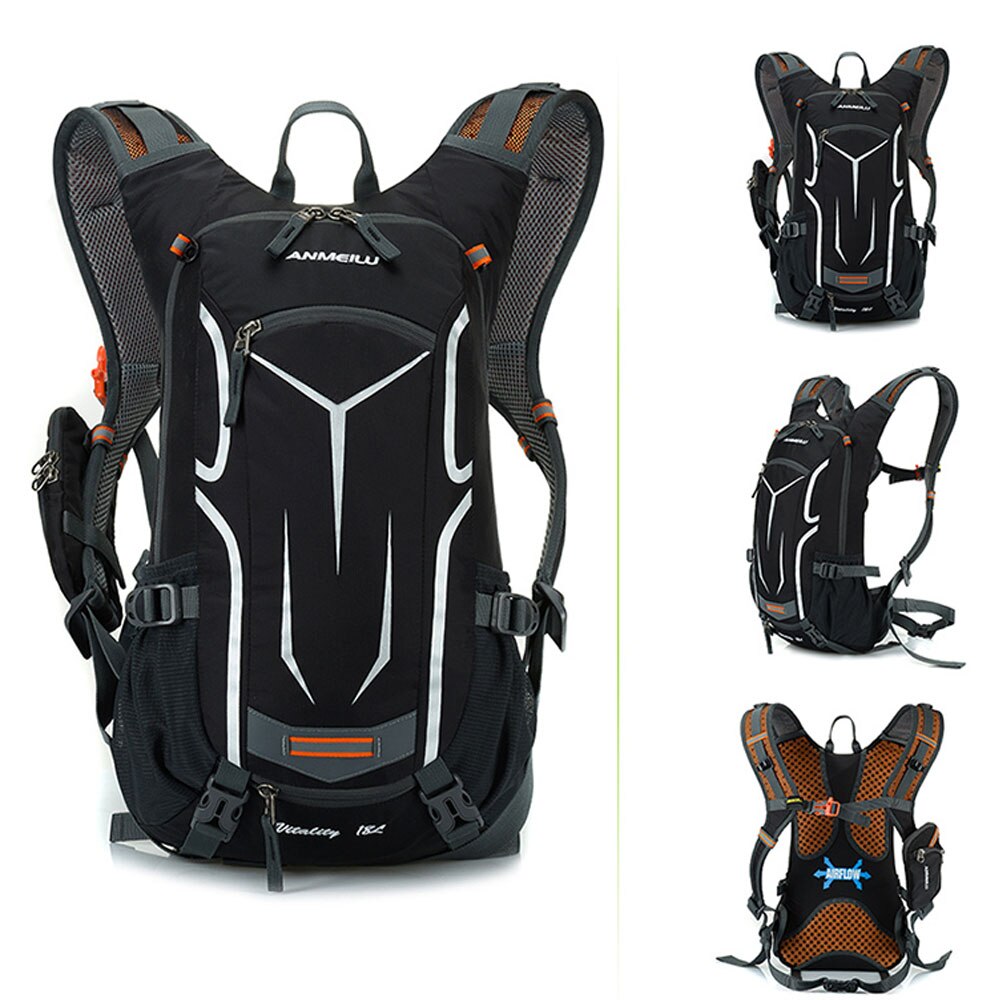 Anmeilu 18L Klimmen Rugzak Fietsen Rugzak Mannen Vrouwen Outdoor Sporttas Waterdichte Camping Wandelen Rugzak Met Regenhoes