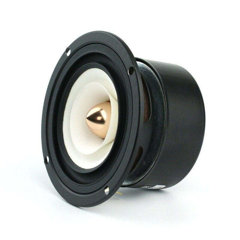2 Stuks 3 Inch Full Range Speaker Hifi Luidspreker Vocale Delicate Plafond Car Home Audio Upgrade Modificatie: Round / 4 ohm