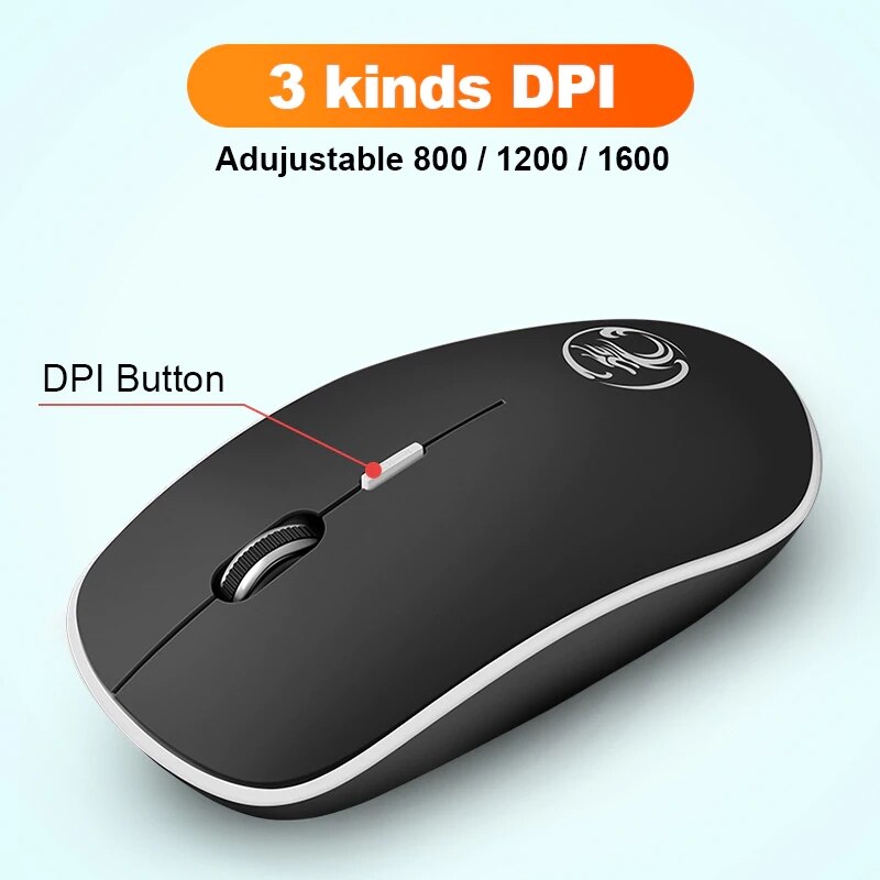 Imice Wireless Mouse Wireless Computer Mouse Ergonomic PC Mice Silent Mini Mause 2.4GHz USB Optical Mouse 1600DPI For Laptop