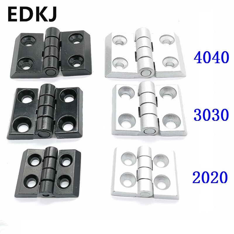 1 pcs /3030/3040/4040 Zinc alloy Hinges for Industrial /3030/3040/4040 CNC 3D Printer Aluminum profile hinge