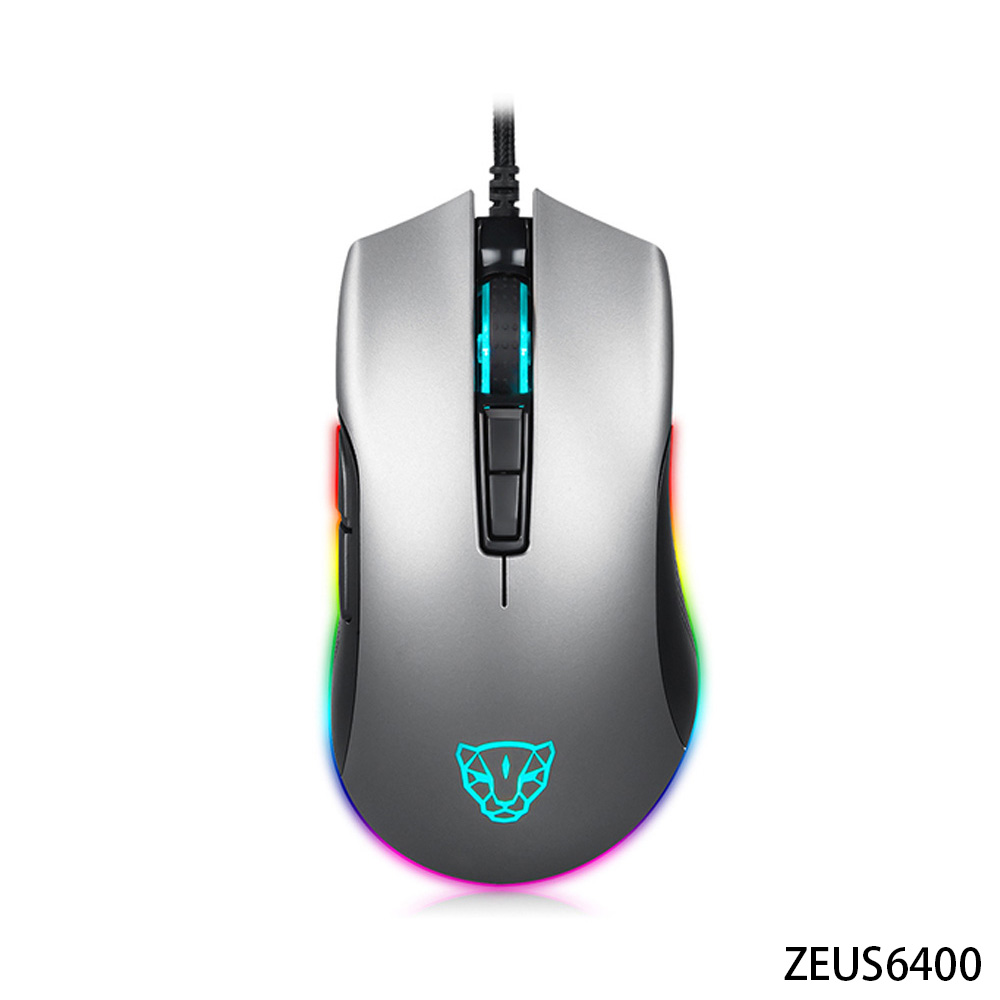 Motospeed V70 Wired Gaming Mouse Lightweight RGB Backlight 7 Keys Macro Programming Optical Sensor Mouse Gamer For PC Laptop: SKY BLUE