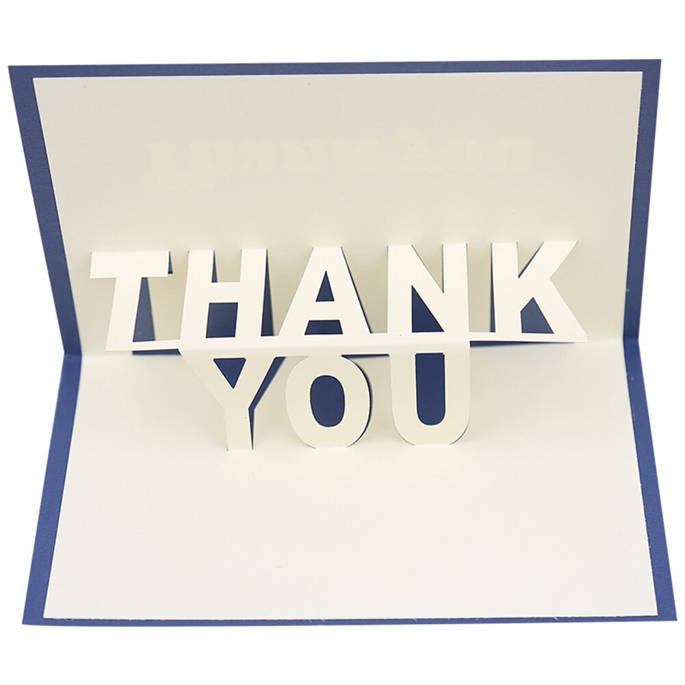 3D Pop Up Cards Thank You Handmade Greeting Cards Postcard Fathers Day Blessing Message Postcards Card