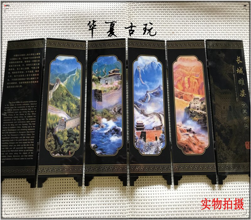 Exquisite antique lacquerware small screen decoration Riverside picture in Qingming Dynasty: 5