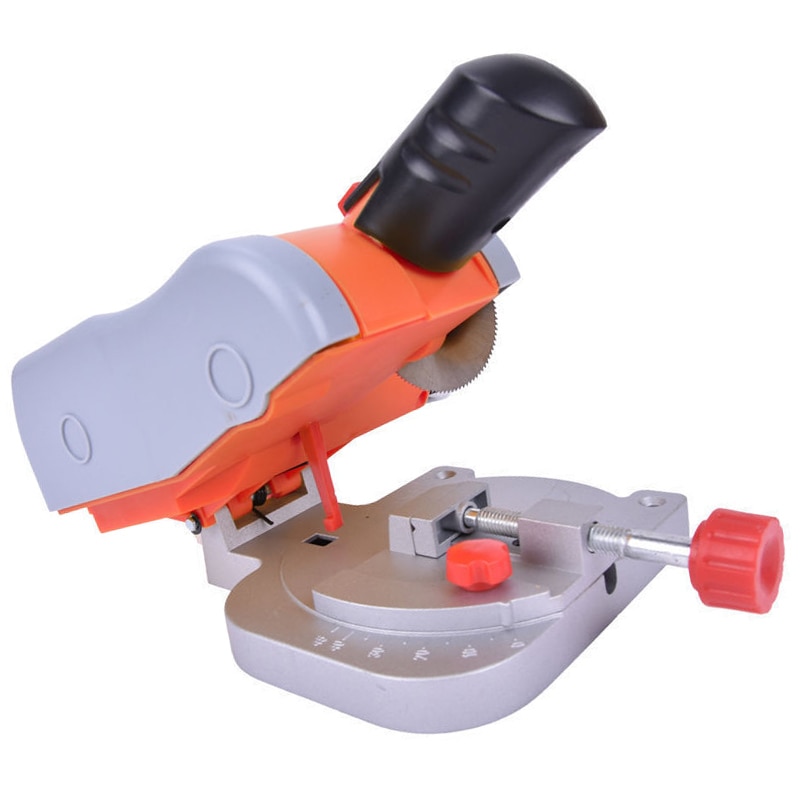 Mini Electric Saw Cutting Machine High Speed Bench Cut-Off Saw Steel Blade for Cutting Metal Wood Plastic Adjustable Eu Plug