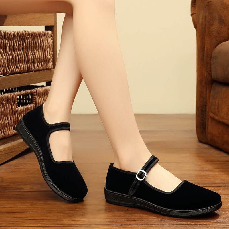 Flat Loafers For Woman Summer Square Toe Ballet Flats Casual Slip On Shoes Women Comfort Shallow Flat Leather Shoes