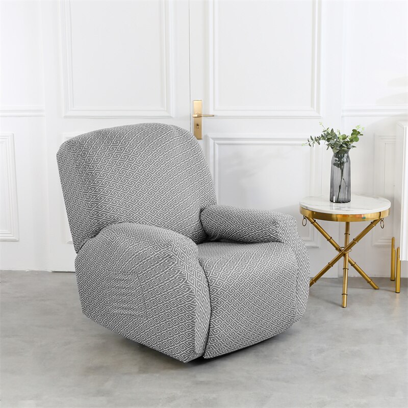 Split Stijl Fauteuil Cover Relax Fauteuil Covers Geometrische Massage Sling Stoel Covers Lounger Enkele Zetel Couch Sofa Kussenovertrekken: A3 Recliner Cover