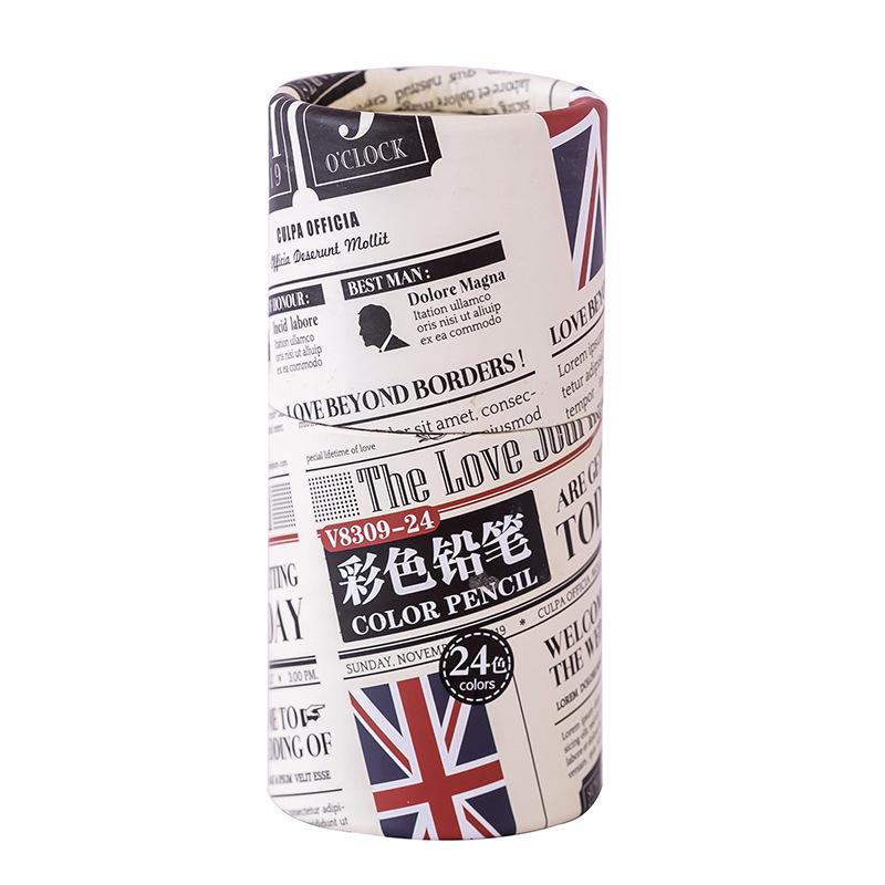 Colour Pencil Children Colour Lead Drawing Students Use 24-Colour Hand Painted Colour Pencil Oil-Based Art Lead T Stationery