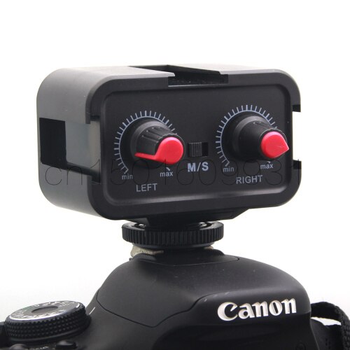 WWS-V2 2-Channel Universal Microphone Audio Adapter Mixer with Stereo & Dual Mono 3.5mm Inputs for DSLR Cameras & Camcorders