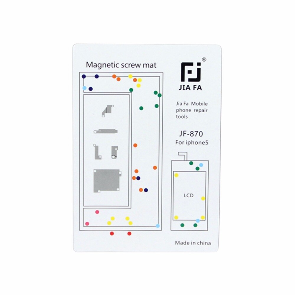 Magnetische Schroeven Mat Voor Iphone 5