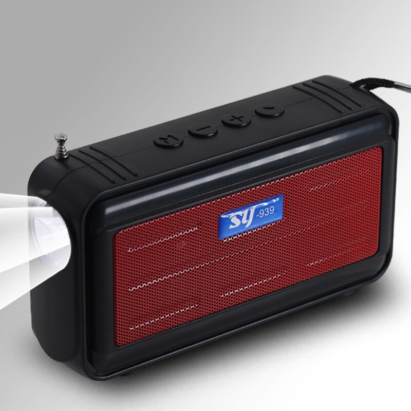 Sy -939 launch tragbarer solar-musikplayer-lautsprecher, multifunktionaler kabelloser bluetooth-lautsprecher