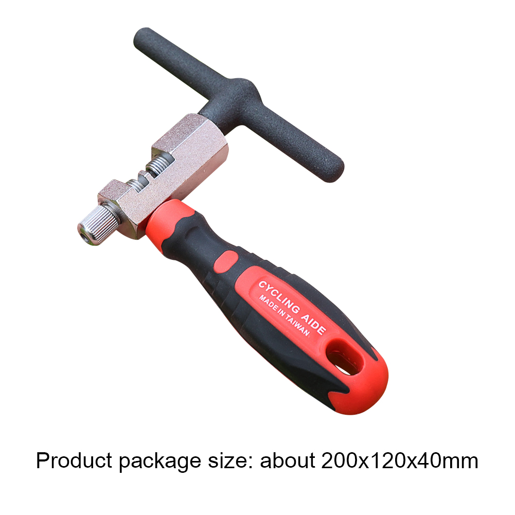 Bicycle Chain Breaker Splitter Cutter Bike Hand Repair Removal Tool Pin Service Tool With Link Hook Spare Breaker Pin