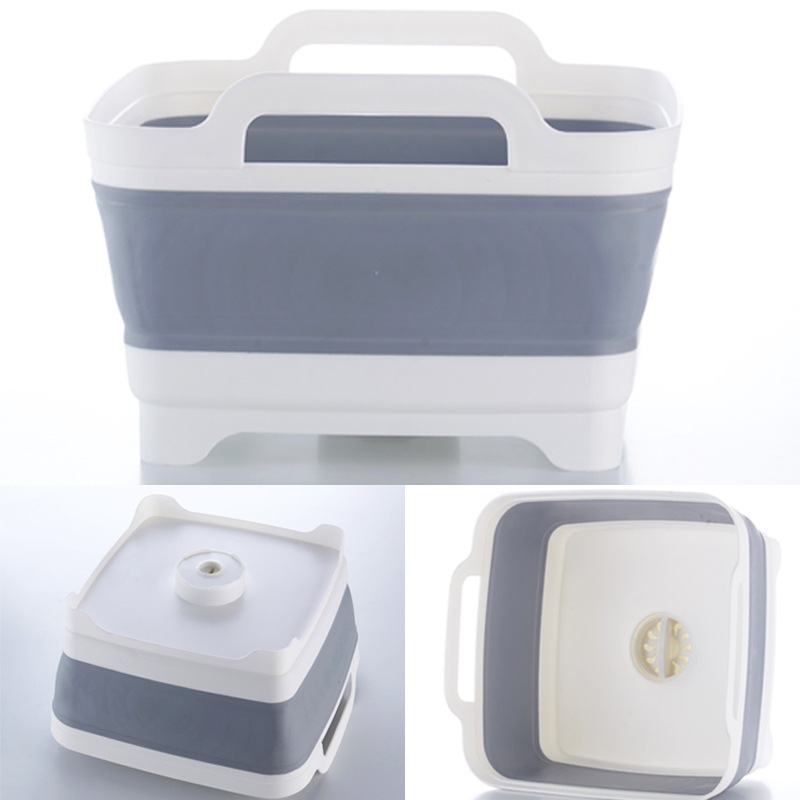 Washing basket Fruit storage Kitchen drain Multi-function folding sink rack For Caravan Boats Camper Car RV Kitchen