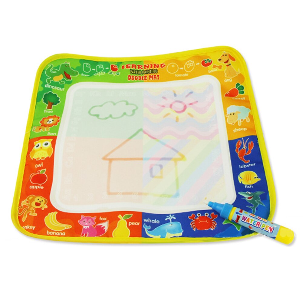 Popular Kids Board Painting Doodle Magic Pen Writing Water Drawing Mat Education