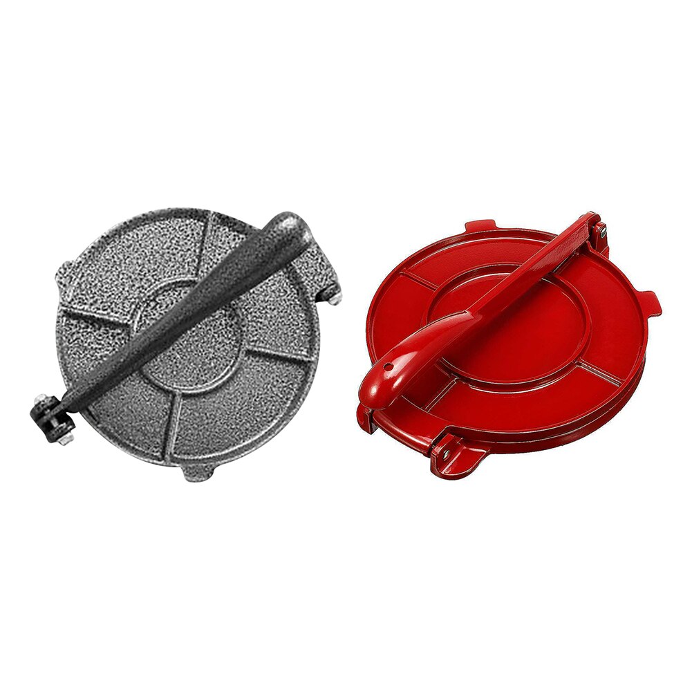 8 Inches Pie Press Maker Baking Tool Aluminum Foldable Portable DIY Bakeware With Handle Accessories Tortilla Press Maker