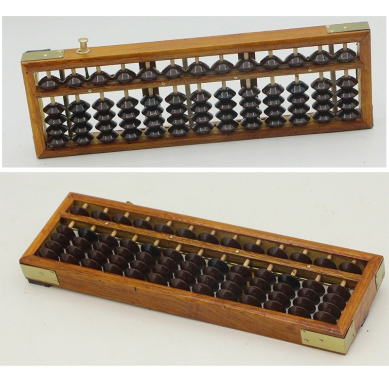 Venda quente quadro de madeira clássico antigo calculadora ábaco soroban plásticos grânulo brinquedo desenvolver inteligência ábaco matemática do miúdo