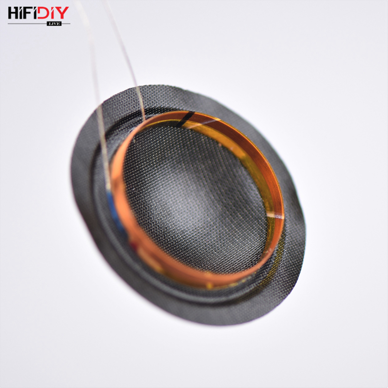 Hifidiy live 1 zoll 25.4mm 25.5mm hochtöner schwingspule schwarze seidenmembran höhenlautsprecher reparaturzubehör diy-teile 6 ohm 15w