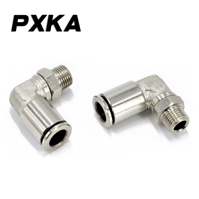 High Temperature Resistance of 8mm High Pressure Right Angle Elbow of Air Pipe Quick Joint