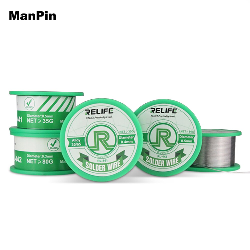 RL441 35g Soldering Wire Alloy35/65 Active Medium Temperature Rosin Core Welding Tin Line Mobile Phone Computer Repair Tools