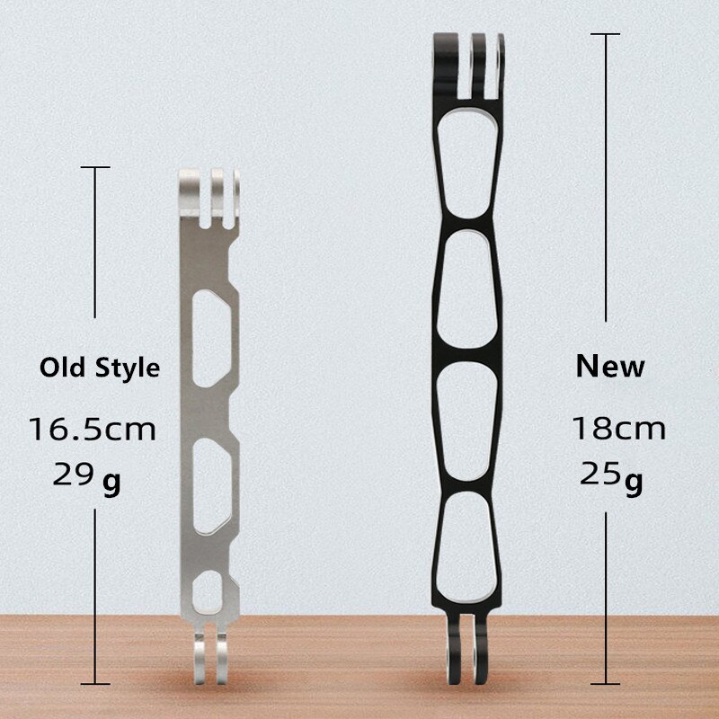 Braço de extensão de alumínio alongado haste selfie suporte quadro protetor caso anti-gota fronteira conjunto para insta360 um r x acessório