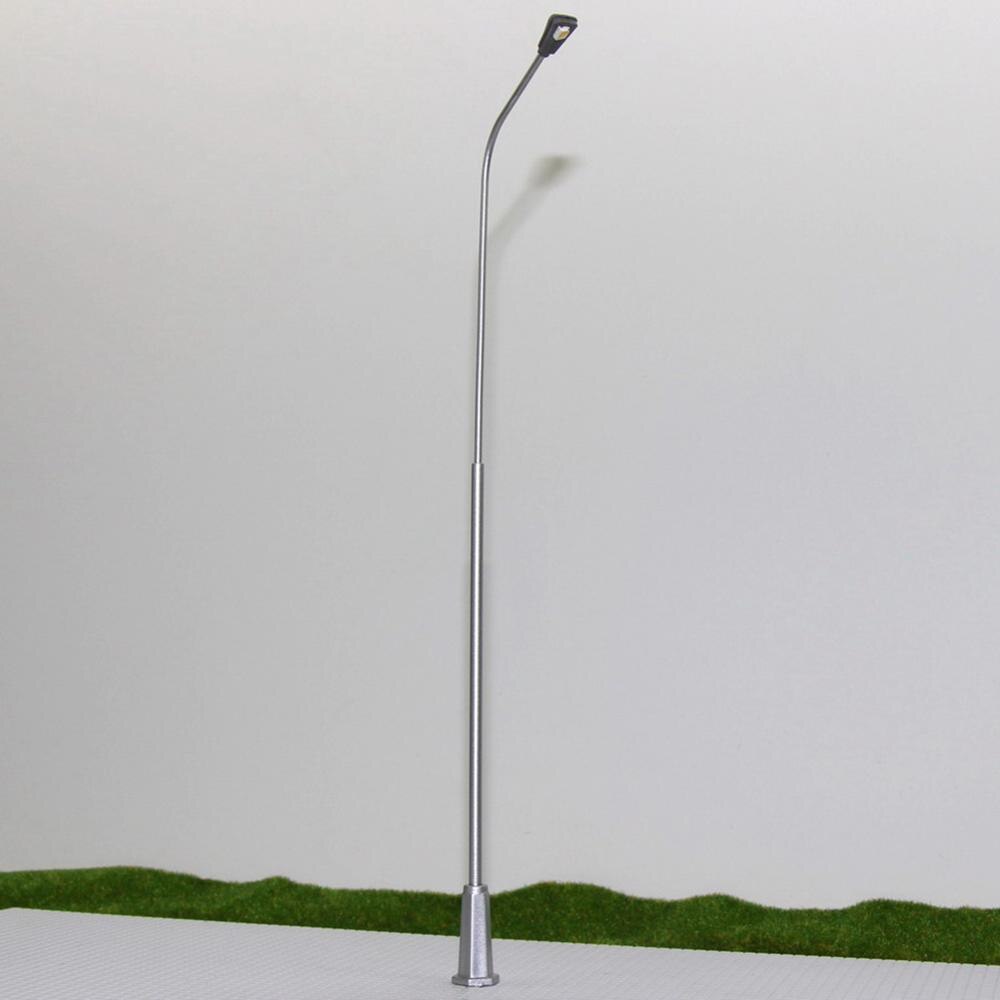 LNH20 5Pcs Modelspoorbaan 1:50 Lantaarnpaal Lampen Street Lights O Schaal Leds 20Cm