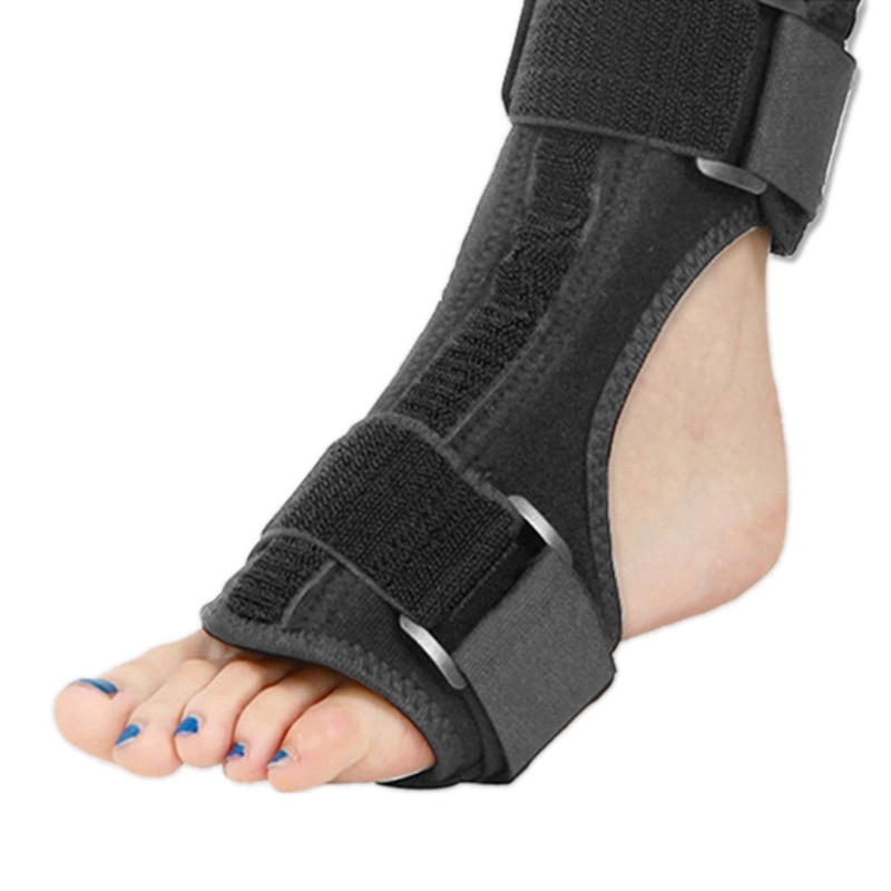 Mayitr orthèse de chute de pied réglable en aluminium cheville fasciite plantaire soutien jour et nuit pour hommes femmes soulagement de la douleur au talon