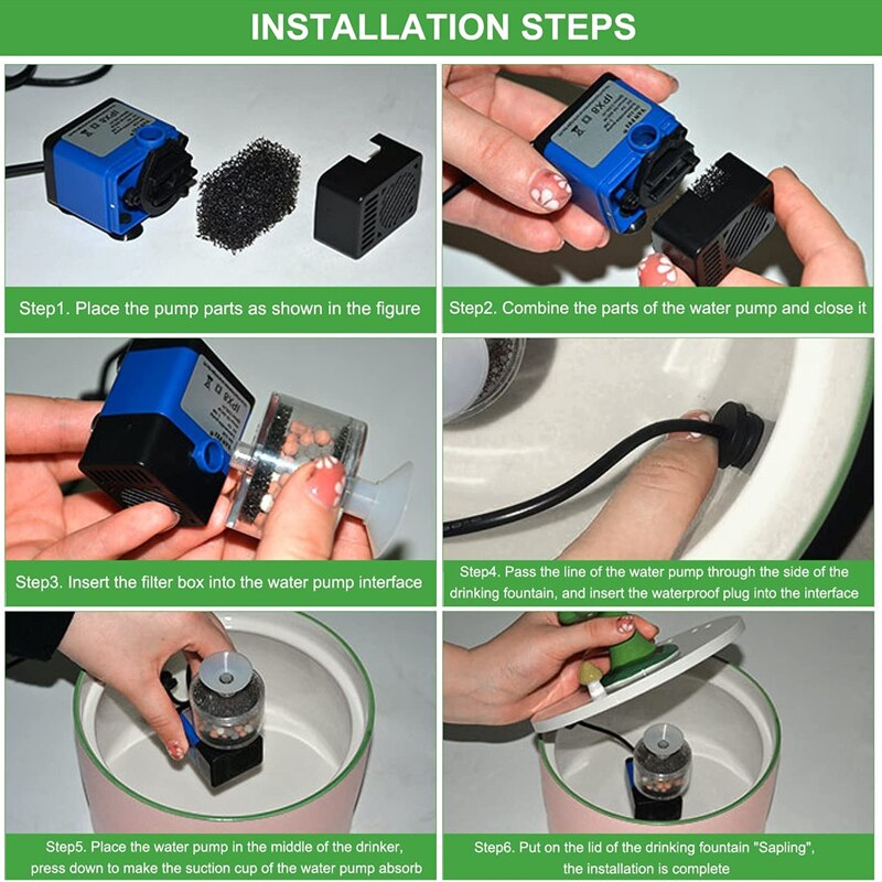 Electric Ceramic Cat Drinking Water Fountain For Cats Dogs Drinking Bowl Automatic Cat Water Fountain Dispenser Pet Supplies