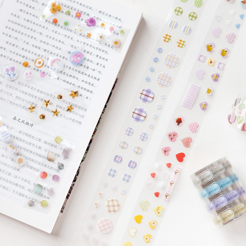 9 Stks/partij Alleen U Weet Serie Leuke Verse Eenvoudige Ins Decoratieve Papier Huisdier Tape