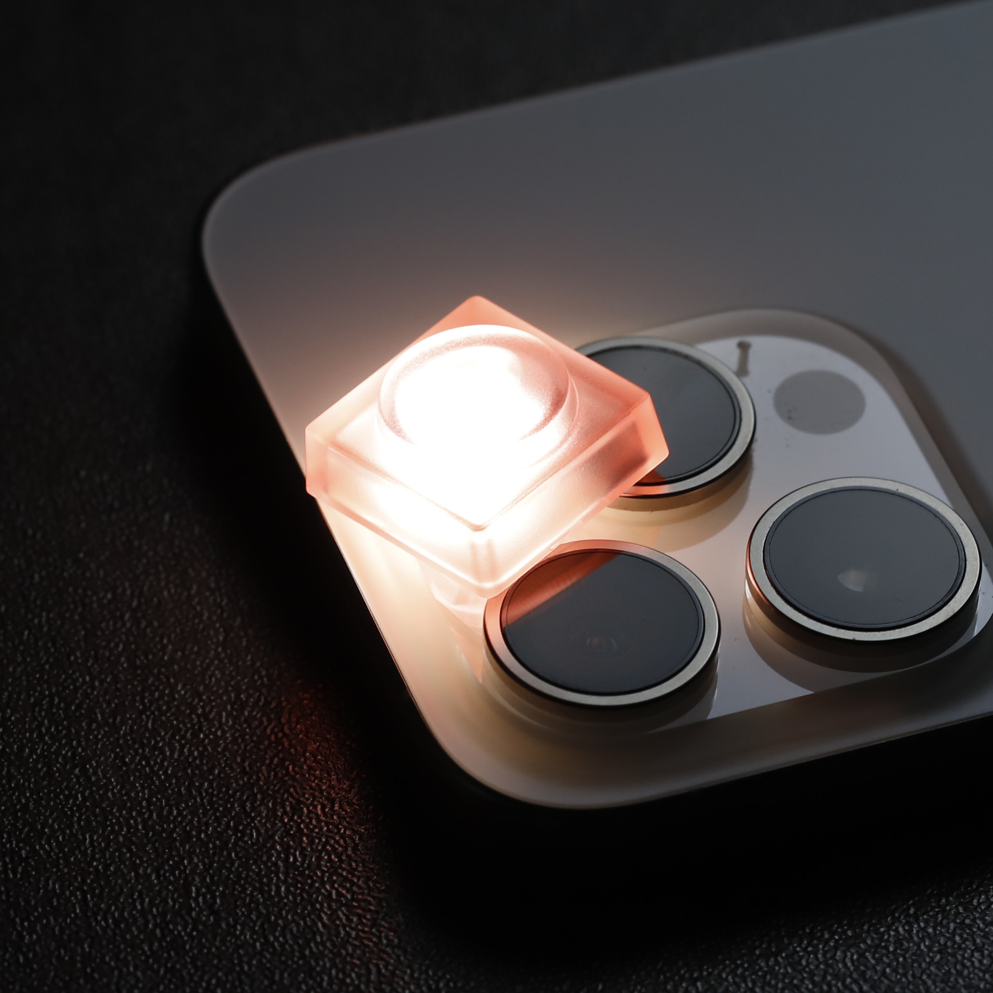 16pcs Blocks Bricks Low Profile Keycaps PBT Transparent Frosted Keycap for MX Mechanical Keyboard