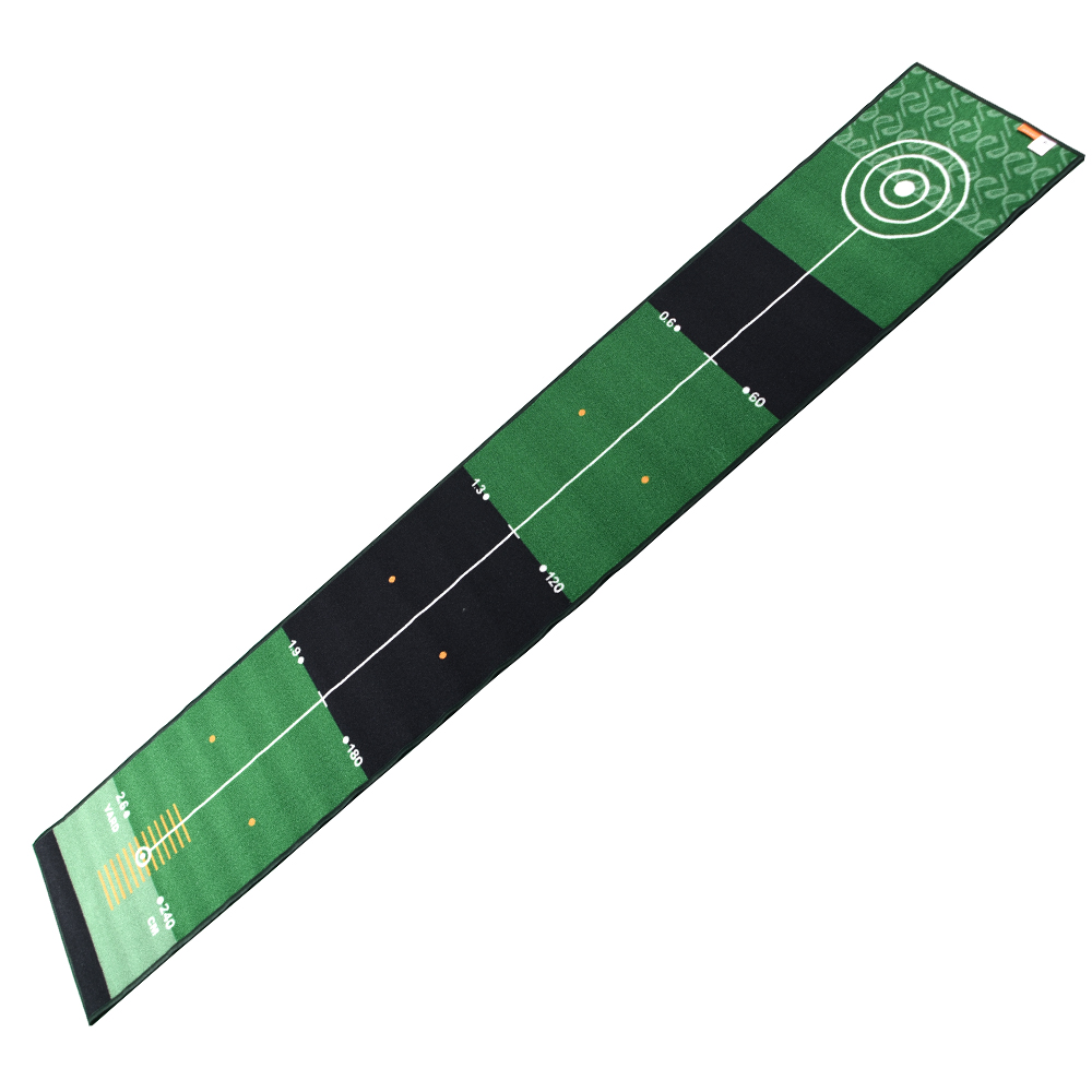 Alfombra de Golf de 50x300cm, estera para entrenamiento en interiores y exteriores, práctica de Golf, almohadilla de calle verde, lavable y antideslizante: Verde militar