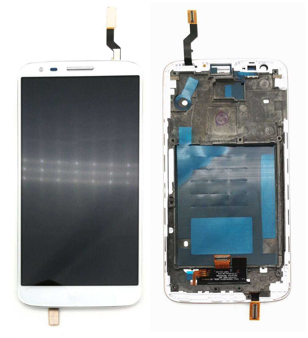 5.2 "Voor Lg G2 D802 Lcd Touch Screen Digitizer Vergadering Met Bezel Frame