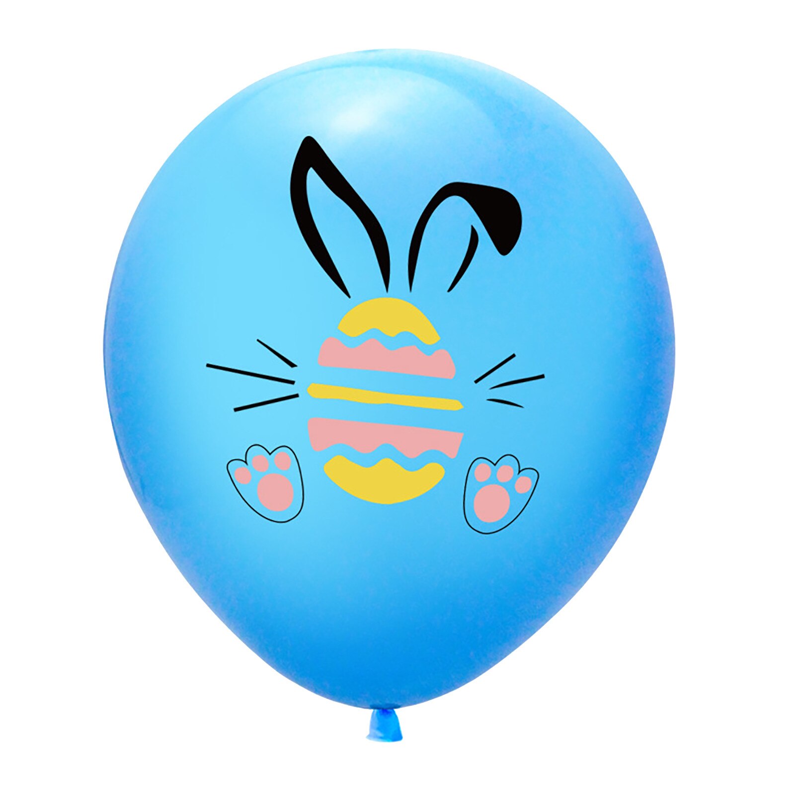 10pcs Rabbit Latex Balloon Easter Decor Cute Animal Bunny Air Balloon Baby Shower Supplies Kids Birthday Party Decoration C05: A