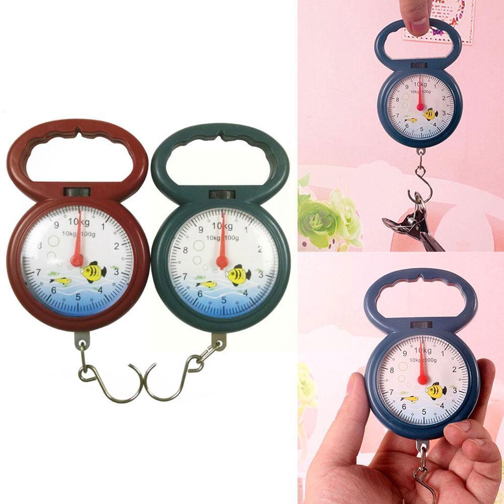 Portable Spring Scale Pocket Pointer Luggage Scale Bag Handle Scale Handy Portable Travel Luggage Spring Weighing Q0y8