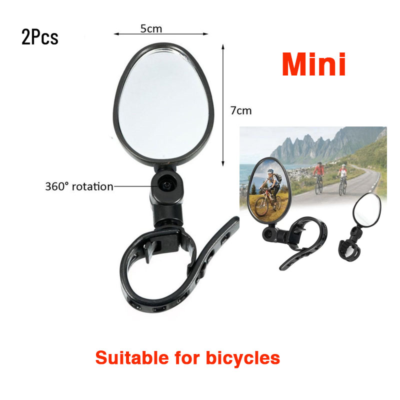 2 pçs 1 par de espelho retrovisor da motocicleta lidar com barra final acessórios moto 16mm universal moto guiador redondo 7/8 "alça barra