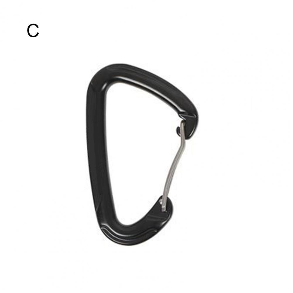 Berufs Klettern Karabiner Sicherheit Schnalle Außen Schutz Ausrügestochen Karabiner Sicherheit Schnalle draussen Schutz Auszustatten: BlackC