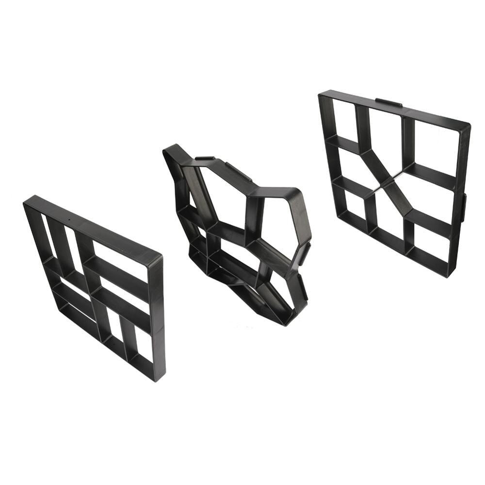 Plastic Path Maker Garden Pavement Mold Garden Stone Road Concrete Molds DIY Manually Paving Building Tool