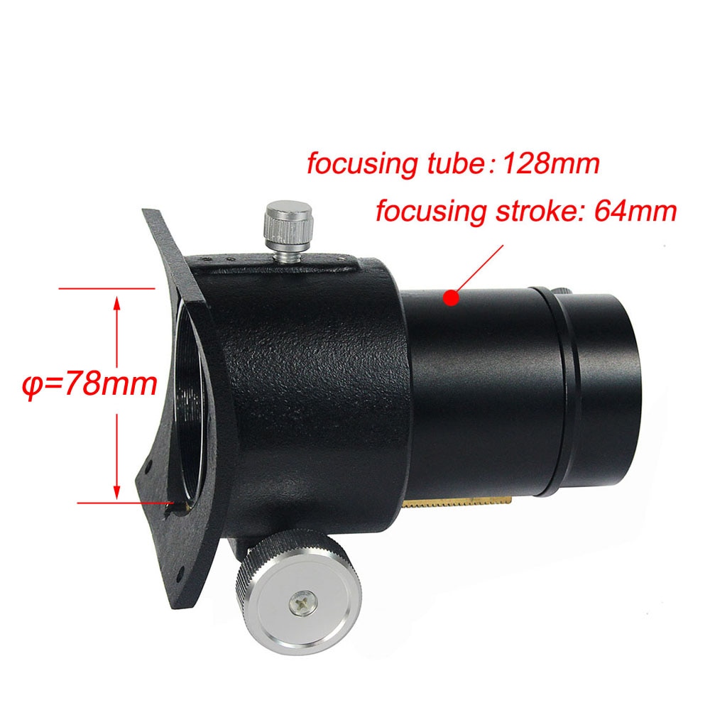 Fully Metal 2" Manual Gear Focusing Focuser for Reflector Astronomy Telescope LD2010A