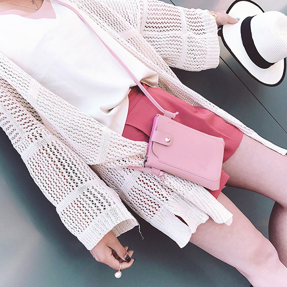 Nouvelles femmes sacs à main en cuir Mini carte pièce téléphone Mobile sacs petit changement sac à main femme boucle PU épaule sac à bandoulière